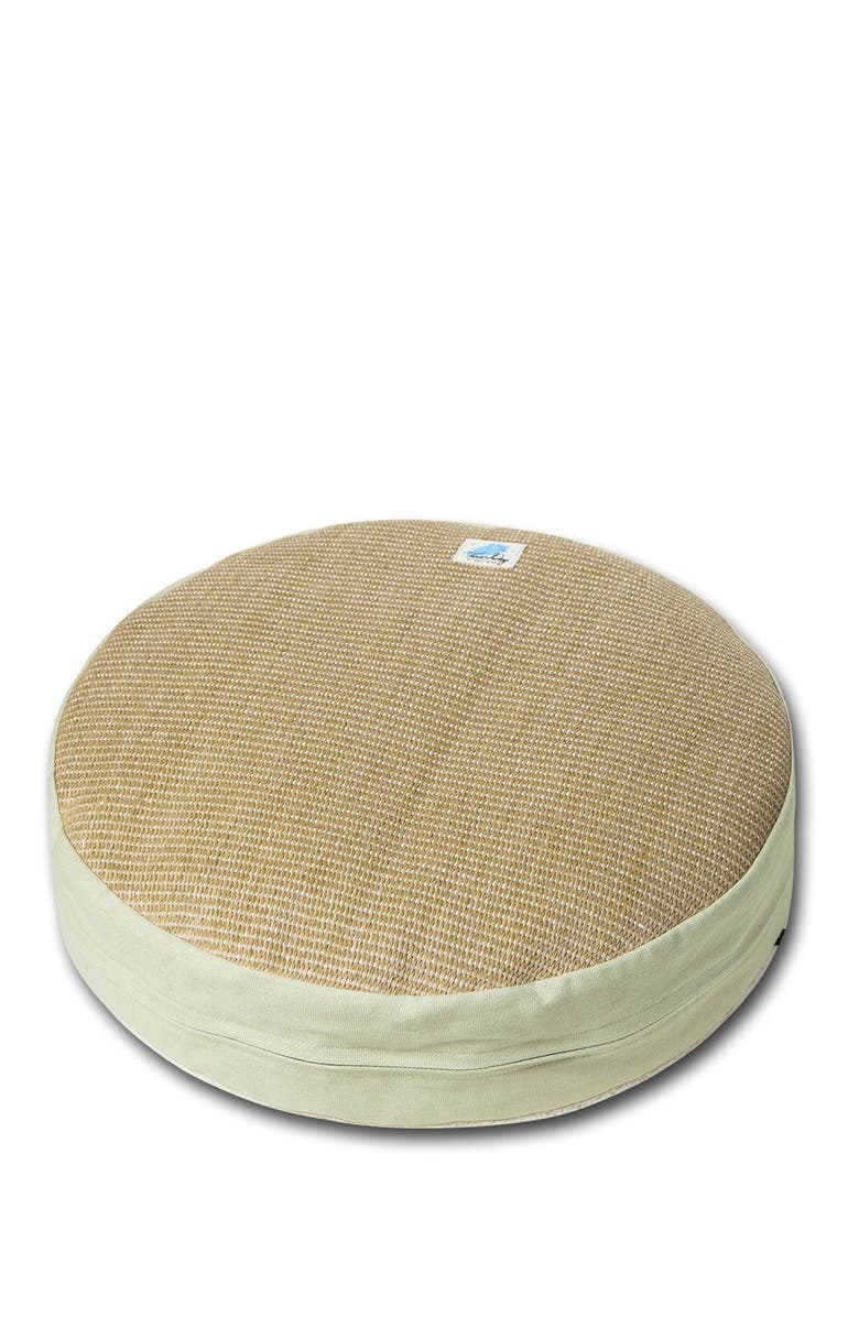 PET LIFE Touchcat 'Claw-ver Nest' Rounded Scratching Cat Bed with Teaser Toy, Alternate, color, 