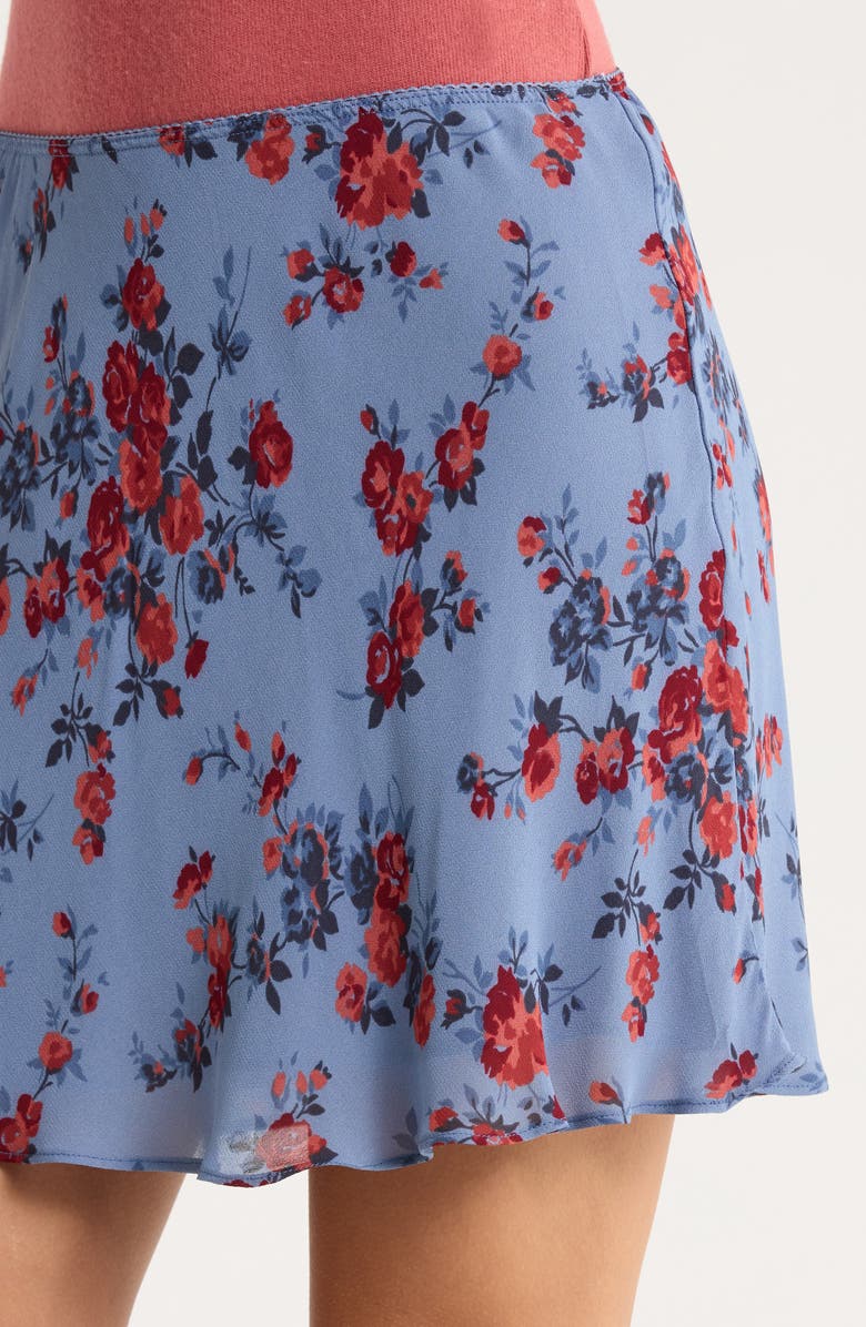 Reformation Brandy Floral Skirt, Alternate, color, Martine