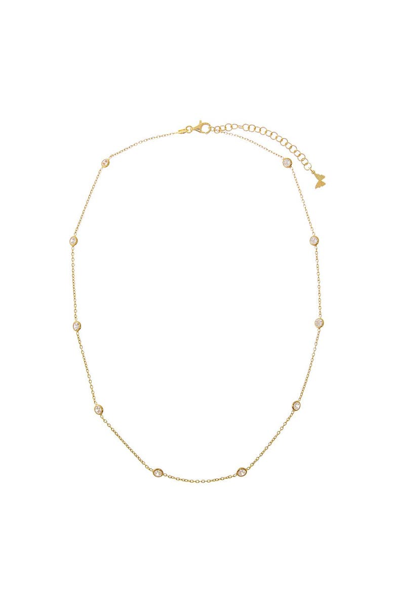 BY ADINA EDEN Diamond By The Yard Necklace, Alternate, color, Gold - 18 Inch