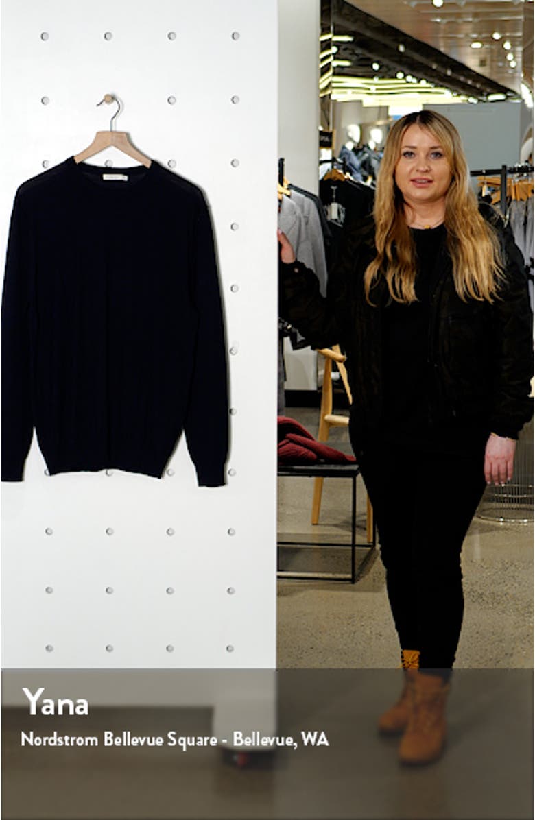 Merino Wool Crewneck Sweater, sales video thumbnail