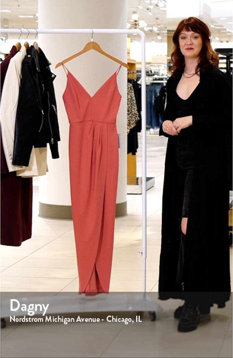 The Ines V-Neck Tulip Gown, sales video thumbnail