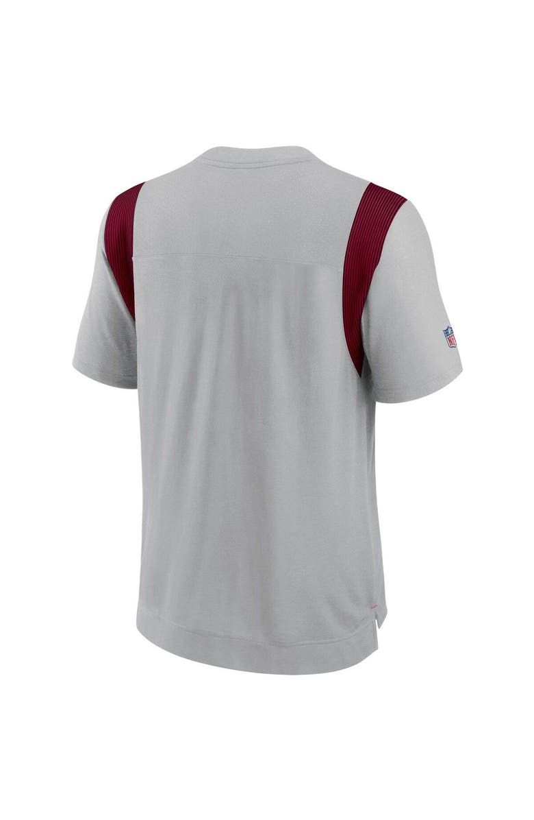 Nike Men's Nike Gray Washington Football Team Sideline Player UV Performance T-Shirt, Alternate, color, 