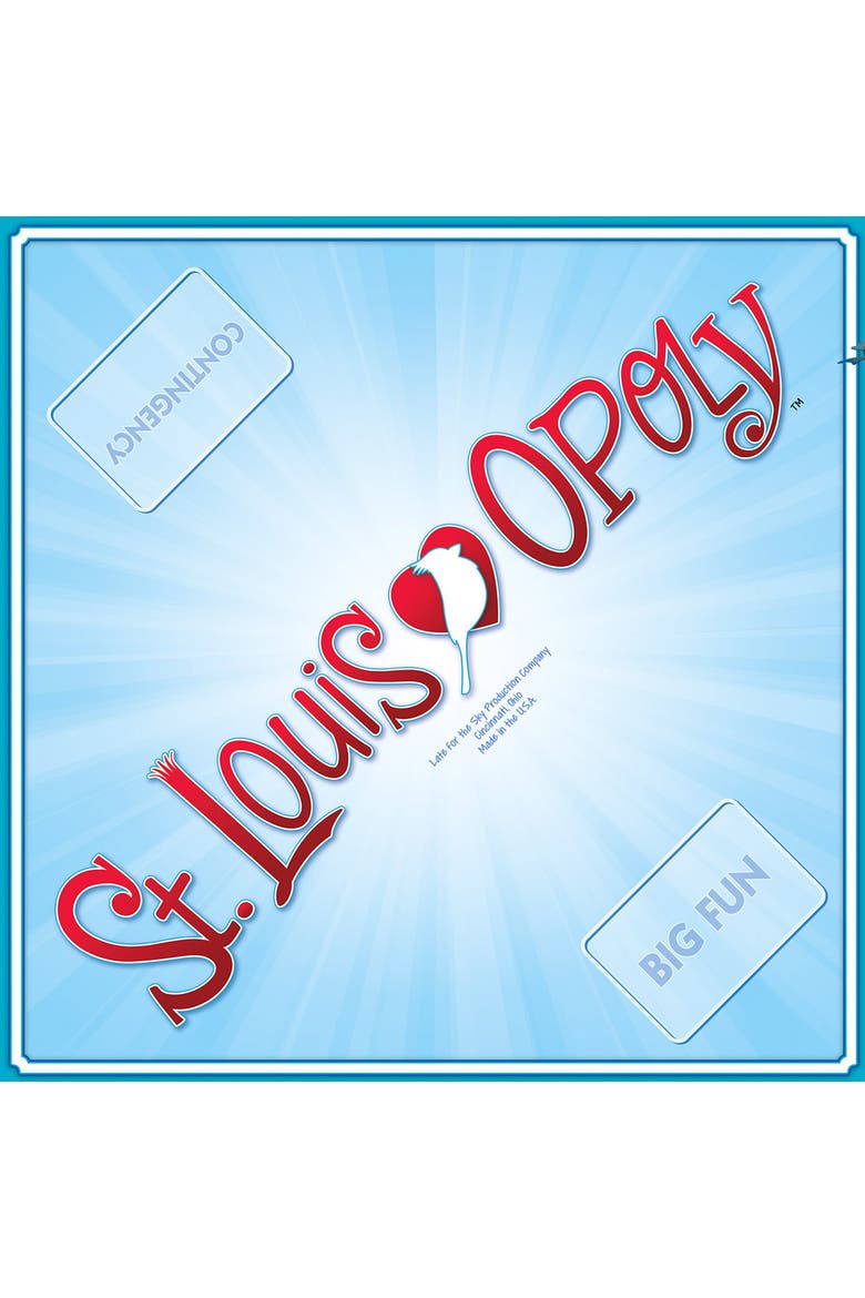 St. Louisopoly Monopoly Board Game, Alternate, color, Multicolored