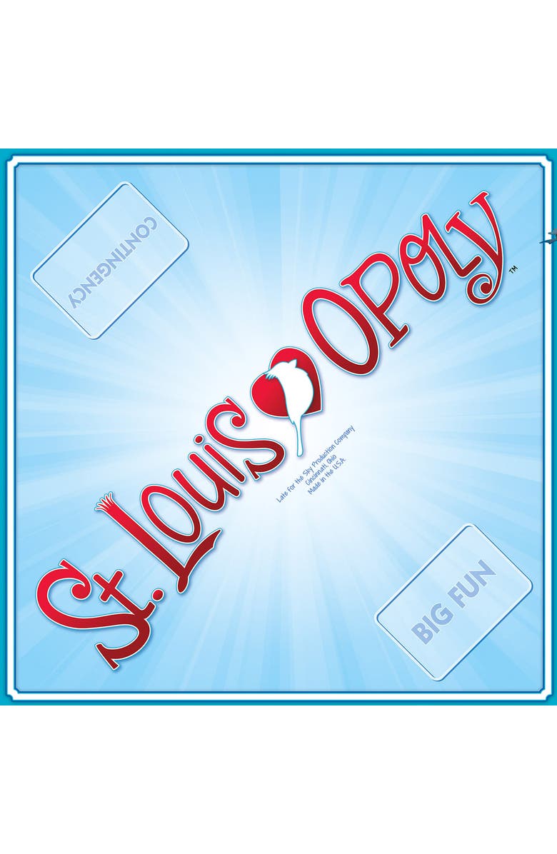 Late for the Sky St. Louisopoly Monopoly Board Game, Alternate, color, Multicolored