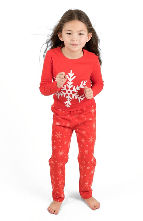 Kids Cotton Top 
Fleece Pants Printed Holiday Pajamas (Toddler, Little Kid 
Big Kid)