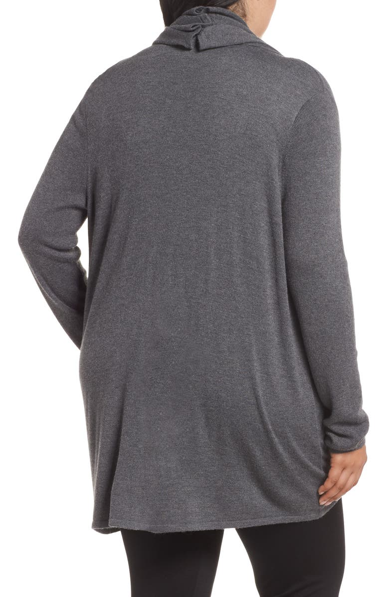 Nordstrom Lingerie Wrap Front Cardigan, Alternate, color,