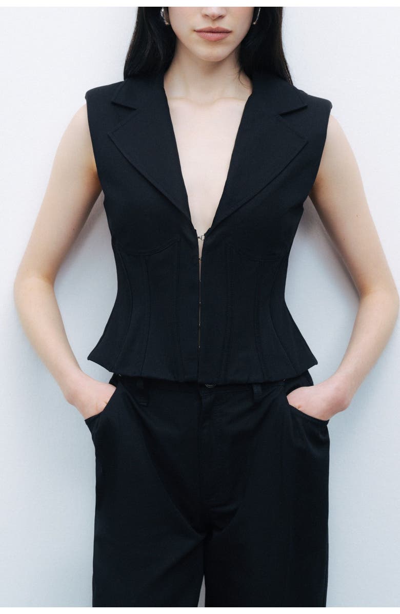 Nocturne Corset-Designed Vest, Main, color, 