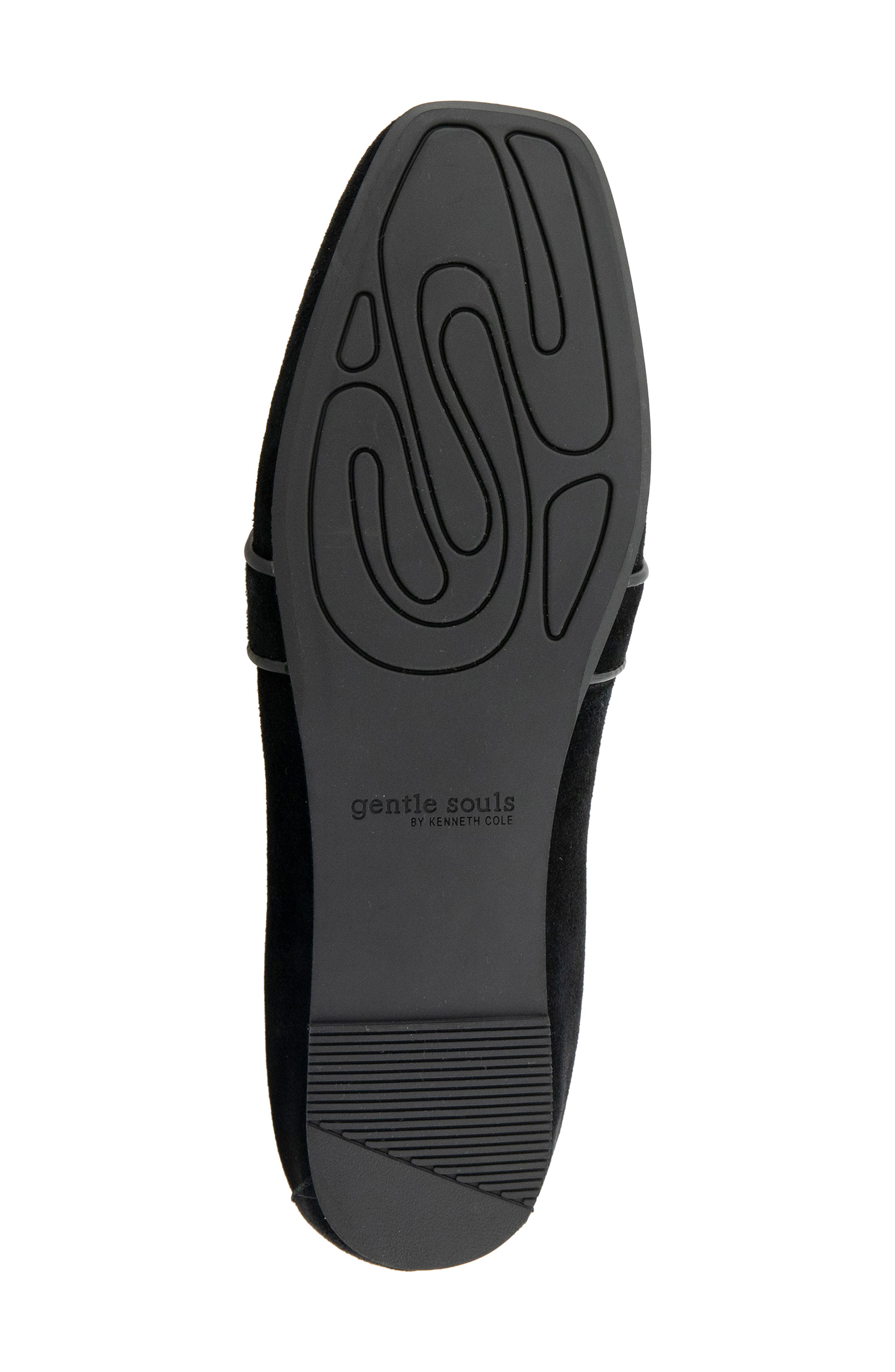 Sophie Knot Loafer, Alternate, color, BLACK SUEDE