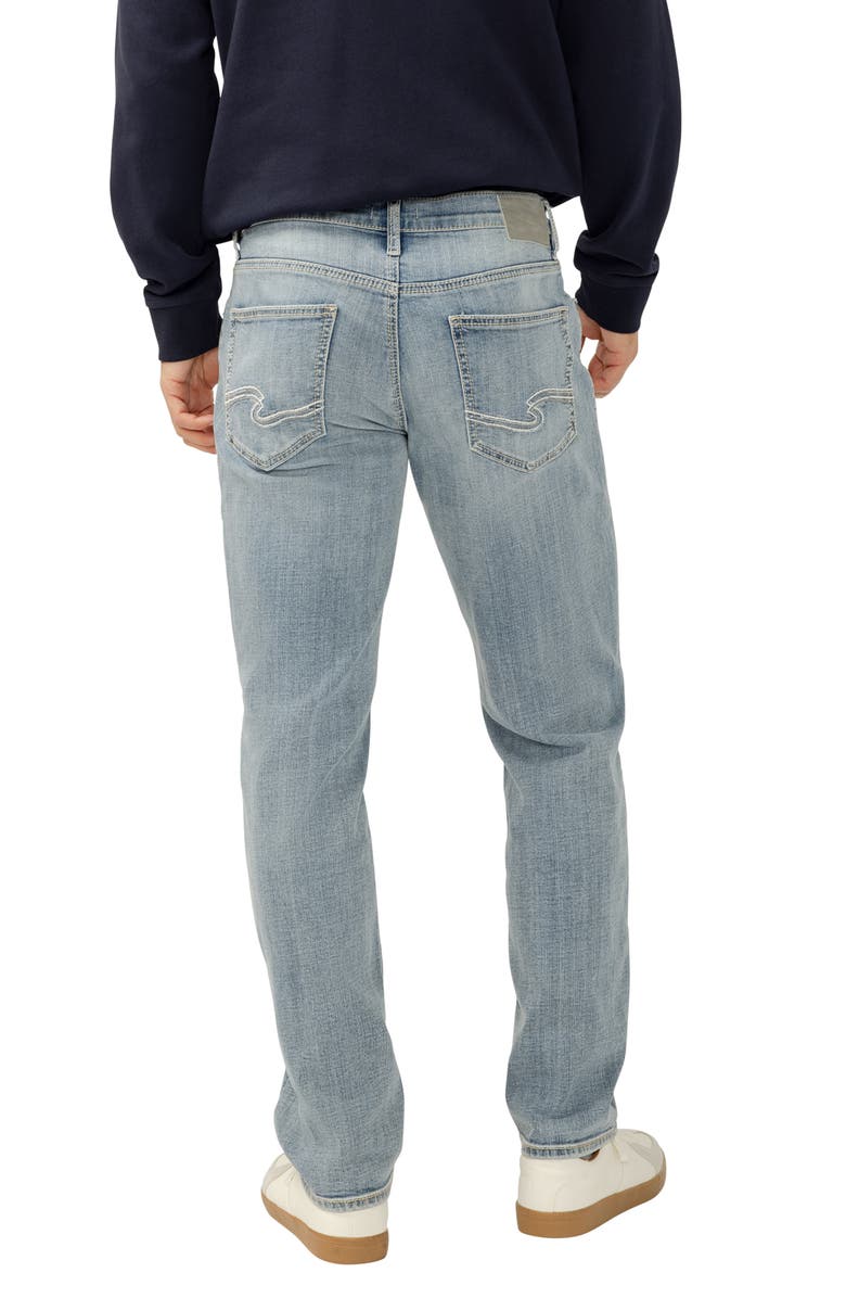 Silver Jeans Co. Eddie Athletic Fit Tapered Jeans, Alternate, color, Bonfire