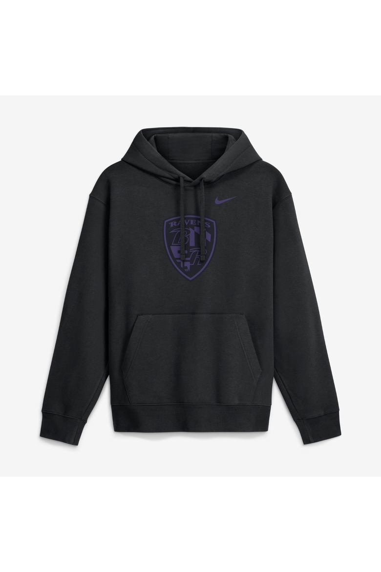 Men's Nike  Black Baltimore Ravens Backfield Disruptor Club Fleece Hoodie, Alternate, color, Black