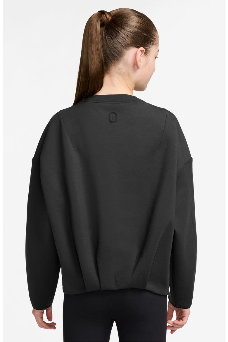 Kids' Therma-FIT Performance Sweatshirt, Alternate, color, 010 BLACK/BLACK