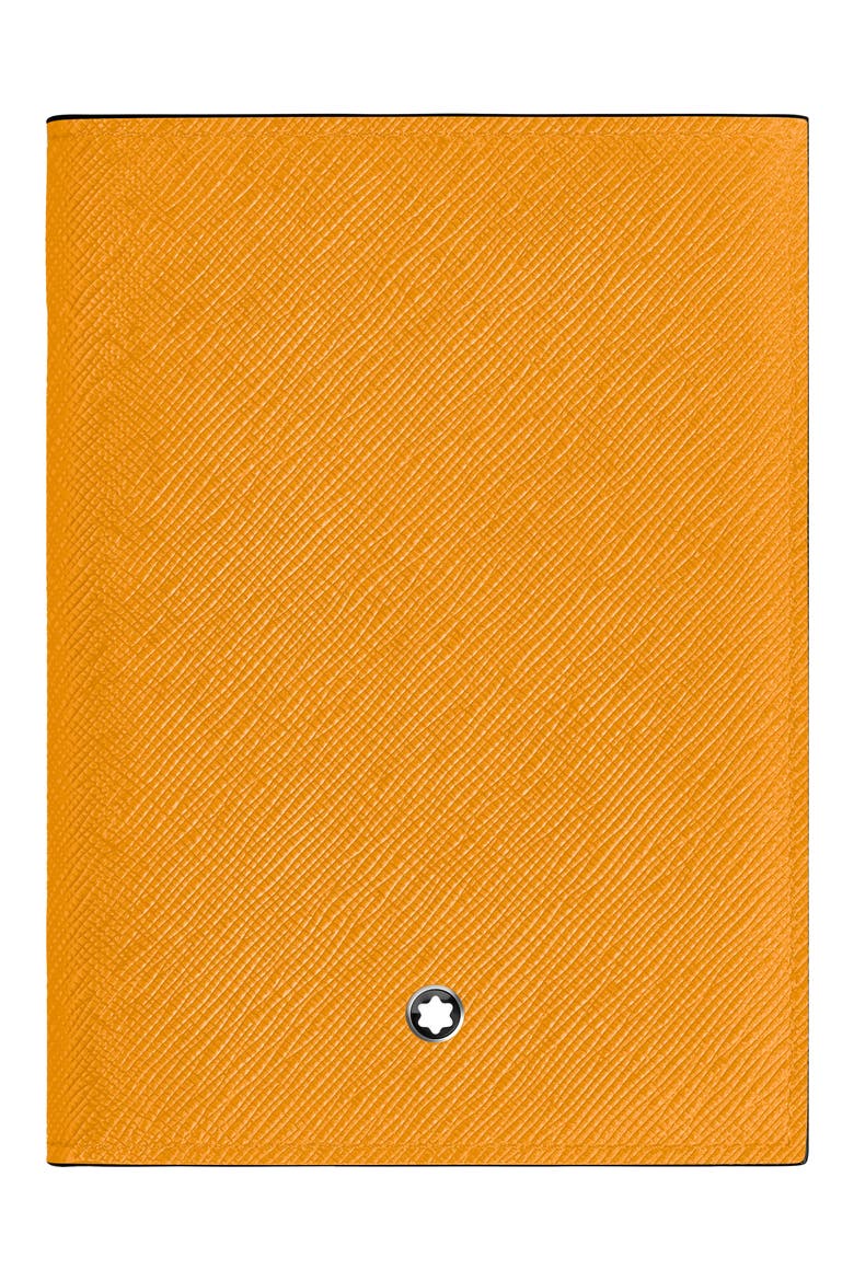 Sartorial Leather Passport Case, Main, color, YELLOW