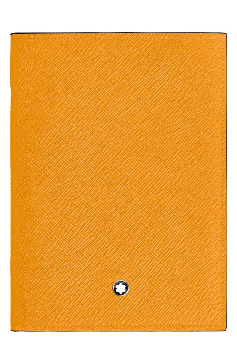 Montblanc Sartorial Leather Passport Case, Main, color, 