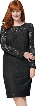 Jessica London Stretch Lace Shift Dress