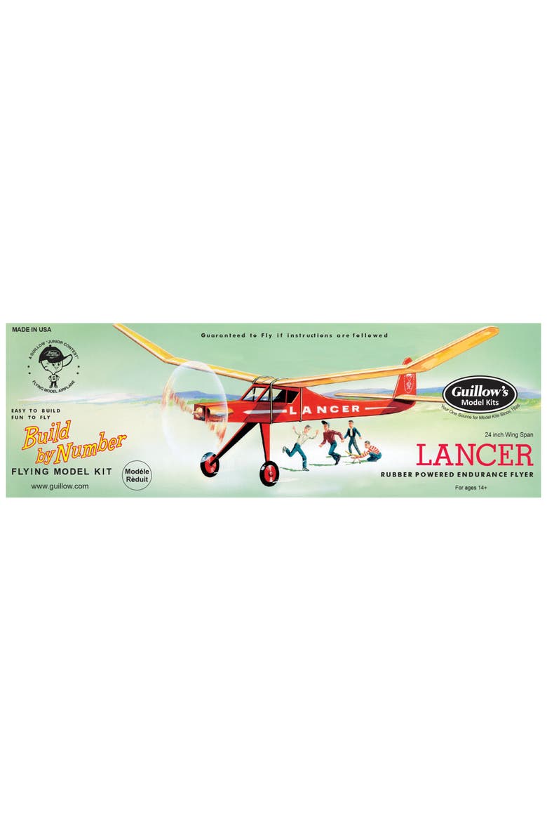 Lancer Build-By-Number Flying Model Kit 604, Main, color, Multicolored