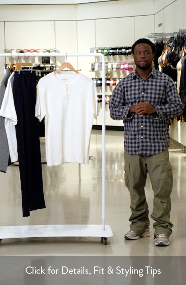 Short Sleeve Henley Sweater, sales video thumbnail