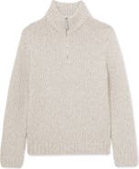 Reiss Seb Marled Quarter Zip Sweater