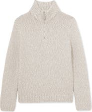 Reiss Seb Marled Quarter Zip Sweater