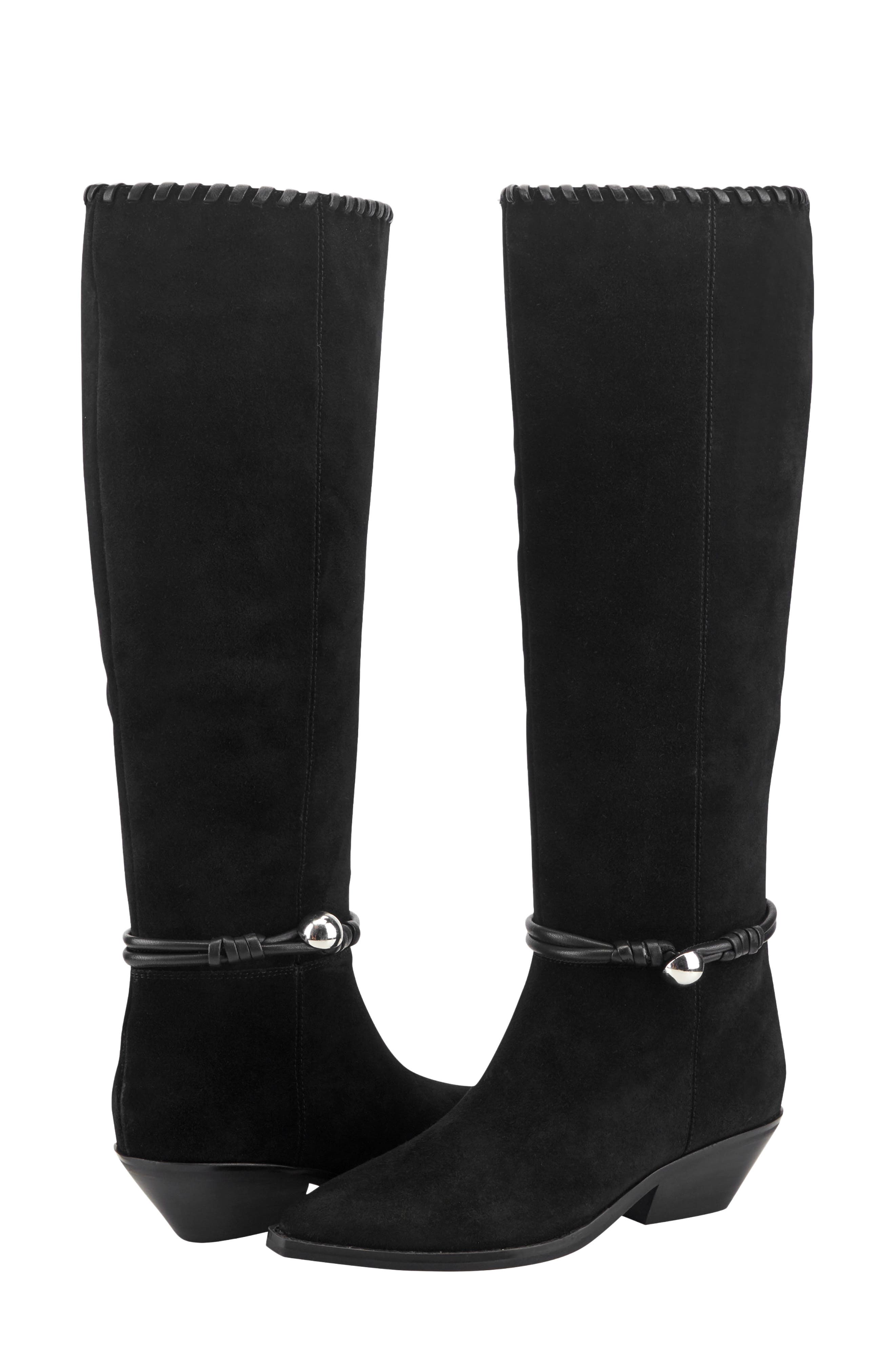 Ainsley Knee High Boot, Alternate, color, BLACK 001