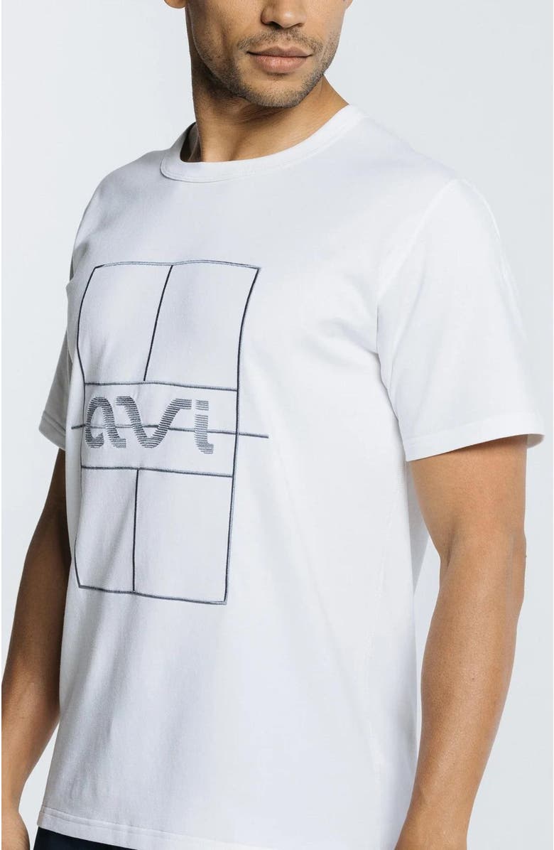 AVI Pickleball Short Sleeve, Alternate, color, White Lotus