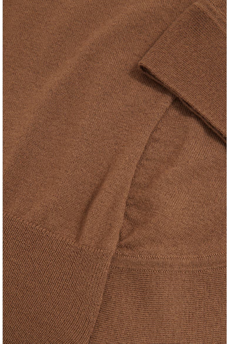 Hadley Turtleneck Dolman Sleeve Wool Sweater, Alternate, color, TAN