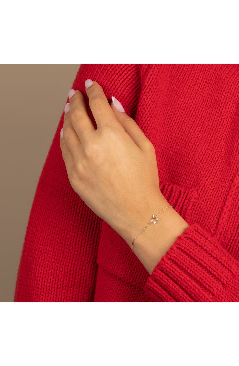 BY ADINA EDEN Diamond Pave Cherry Bracelet 14K, Alternate, color, 