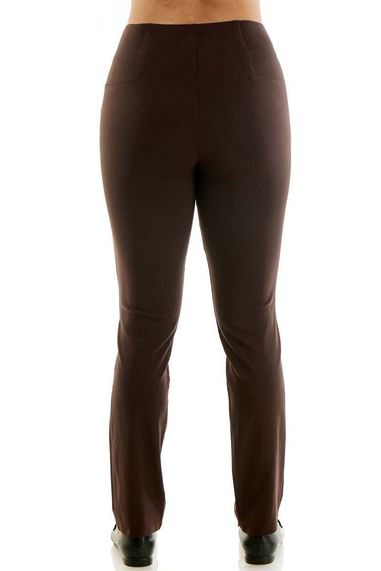 Milli Narrow Leg Pintuck Pants, Alternate, color, COFFEE BEAN