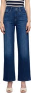 7 For All Mankind Lotta High Waist Ankle Wide Leg Jeans