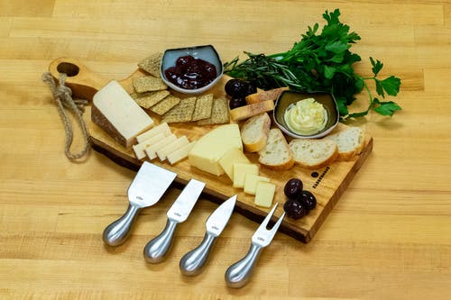 Cilio Piave 4 Piece Cheese Knife Set, Stainless Steel In Silver