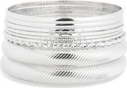 NORDSTROM RACK Set of 9 Bangle Bracelets