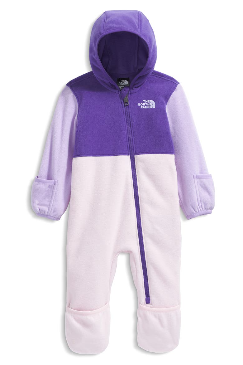 Glacier Fleece Snowsuit, Main, color, PEAK PURPLE/ LITE LILAC/ PALE