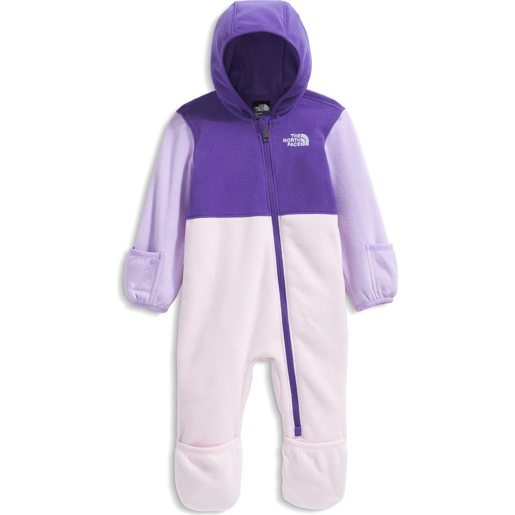 The North Face Glacier Fleece Snowsuit In Purple