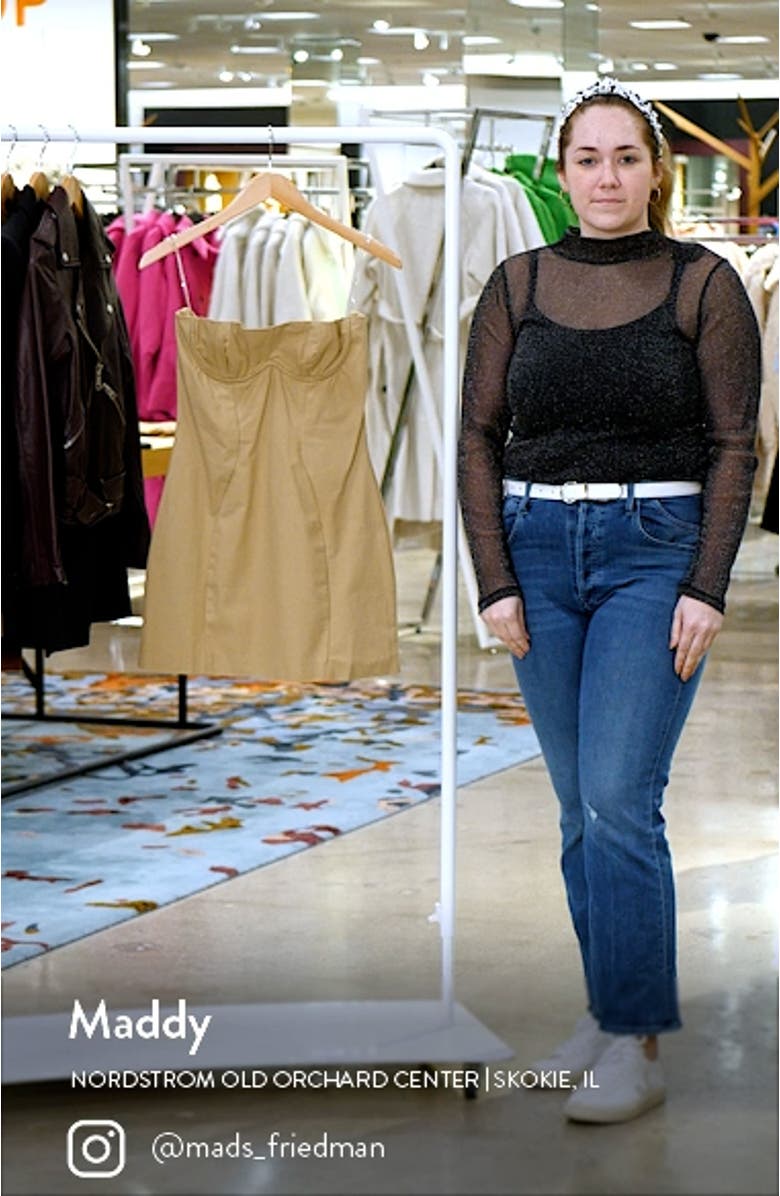 Elissa Strapless Minidress, sales video thumbnail