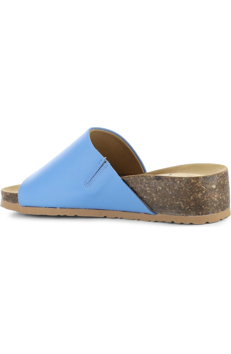 Bos. & Co. Lux Slide Sandal, Alternate, color, French Blue Nappa