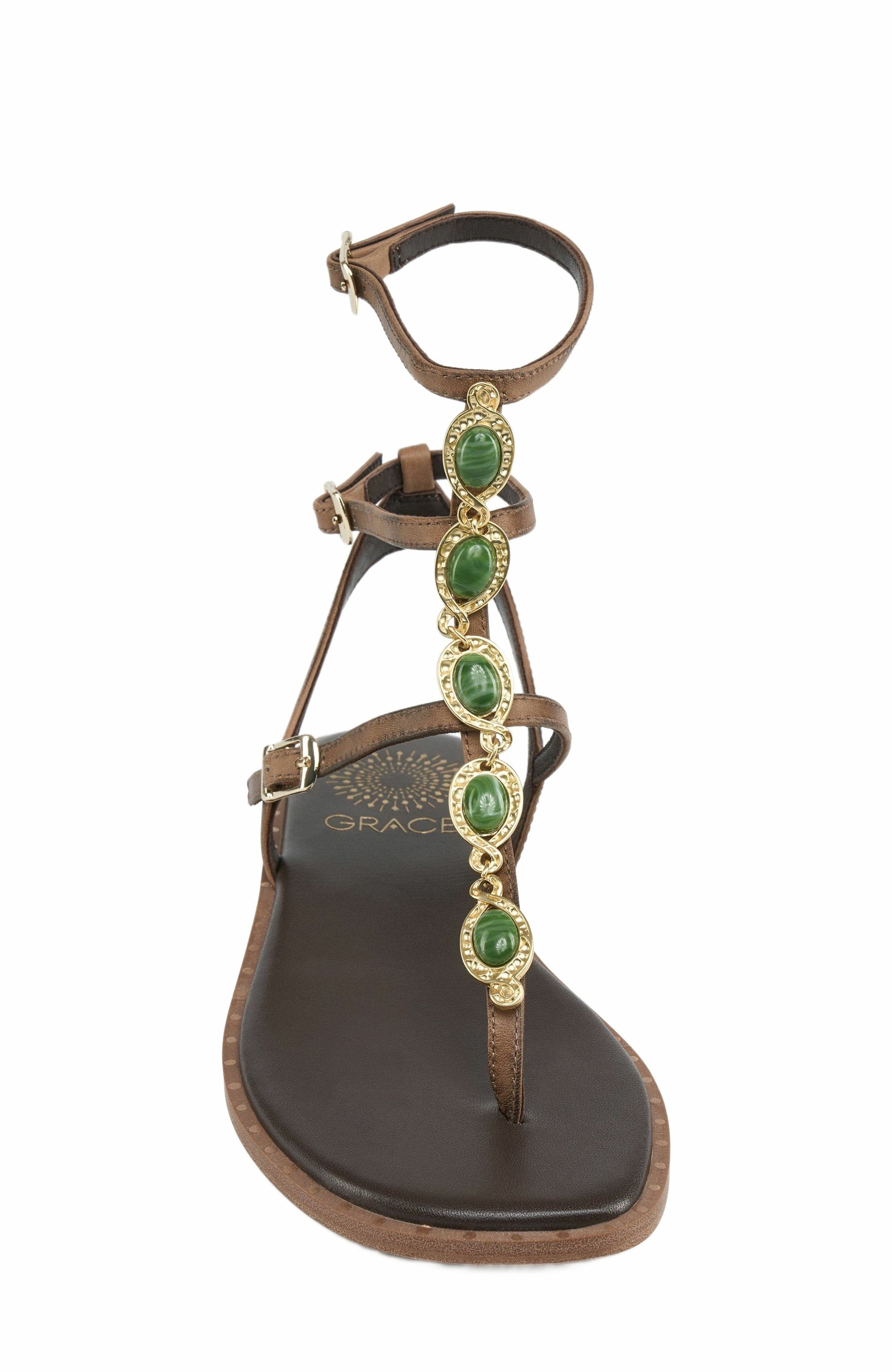 Grace Footwear Mabul Sandal, Alternate, color, Brown