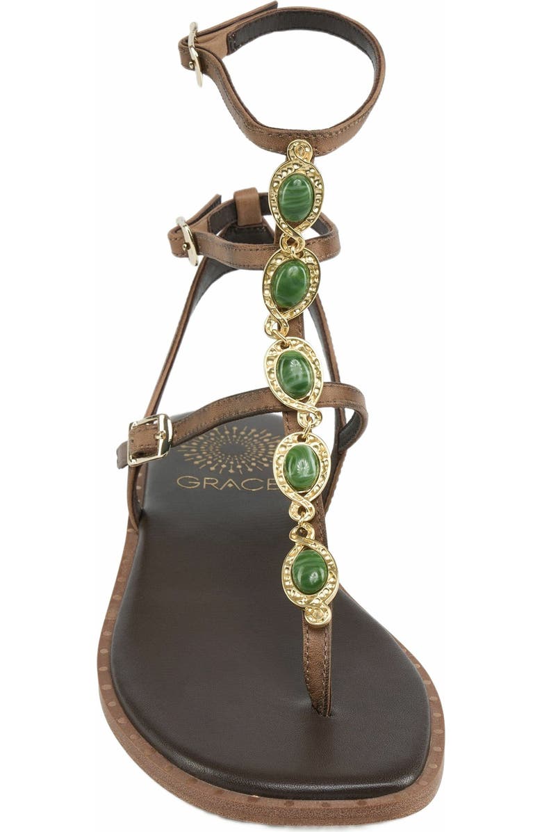 Grace Footwear Mabul Sandal, Alternate, color, Brown