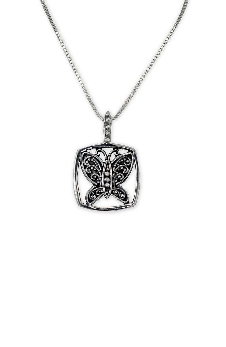 Lori Bonn Butterfly Pendant Necklace, Main, color,