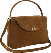 SANDRO LE GRAND BAZAAR suede bag