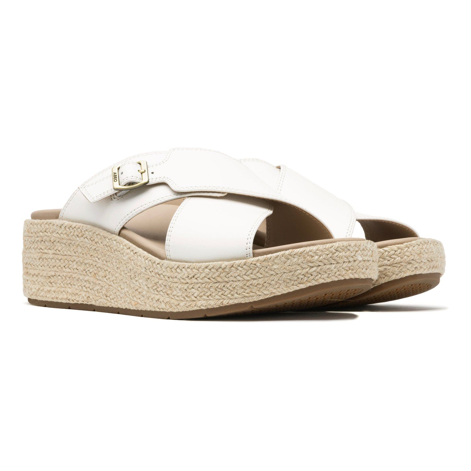 Solstice Cross Slide, Alternate, color, Coconut Milk - Regular