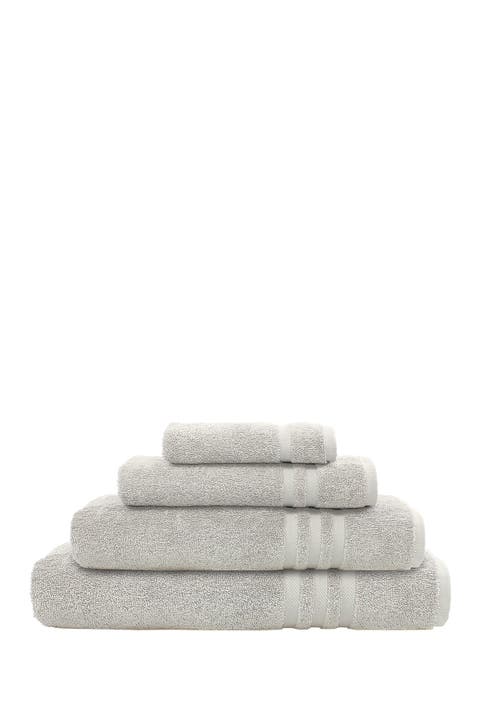 Denzi 4-Piece Towel Set - Grey