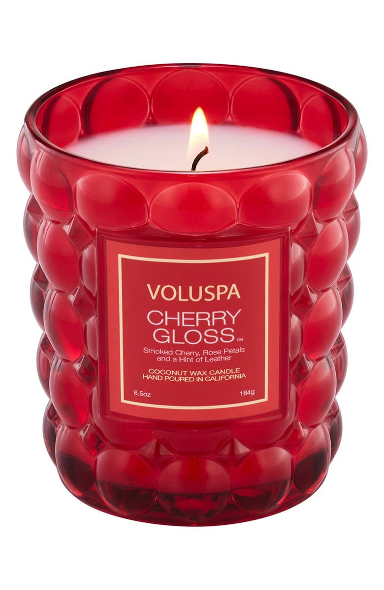 Voluspa Cherry Gloss Boxed Classic Candle, Alternate, color, Cherry Gloss