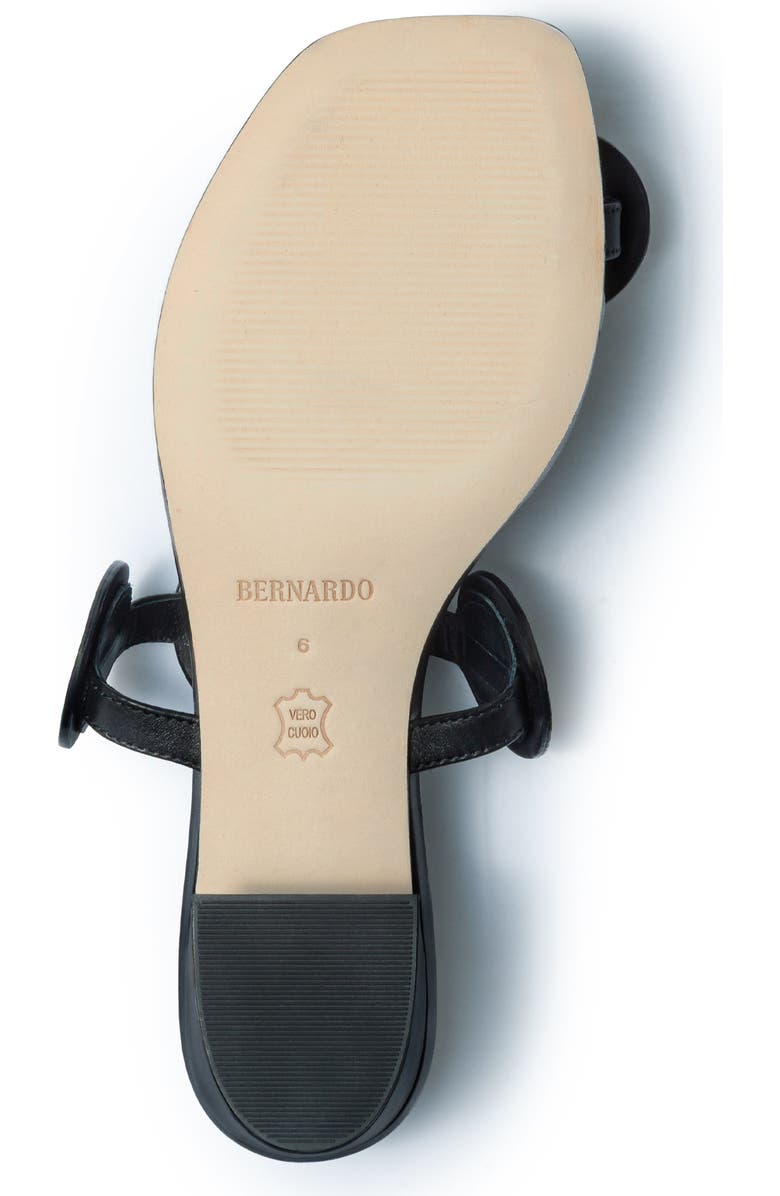 Bernardo Footwear Jupiter Moon Heeled Sandal, Alternate, color, Black