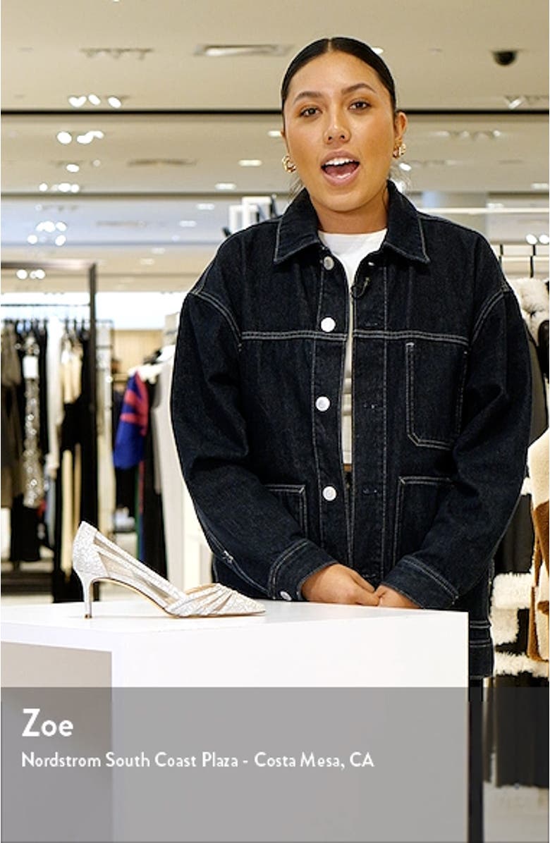 Noreen Pointed Toe Half d'Orsay Pump, sales video thumbnail