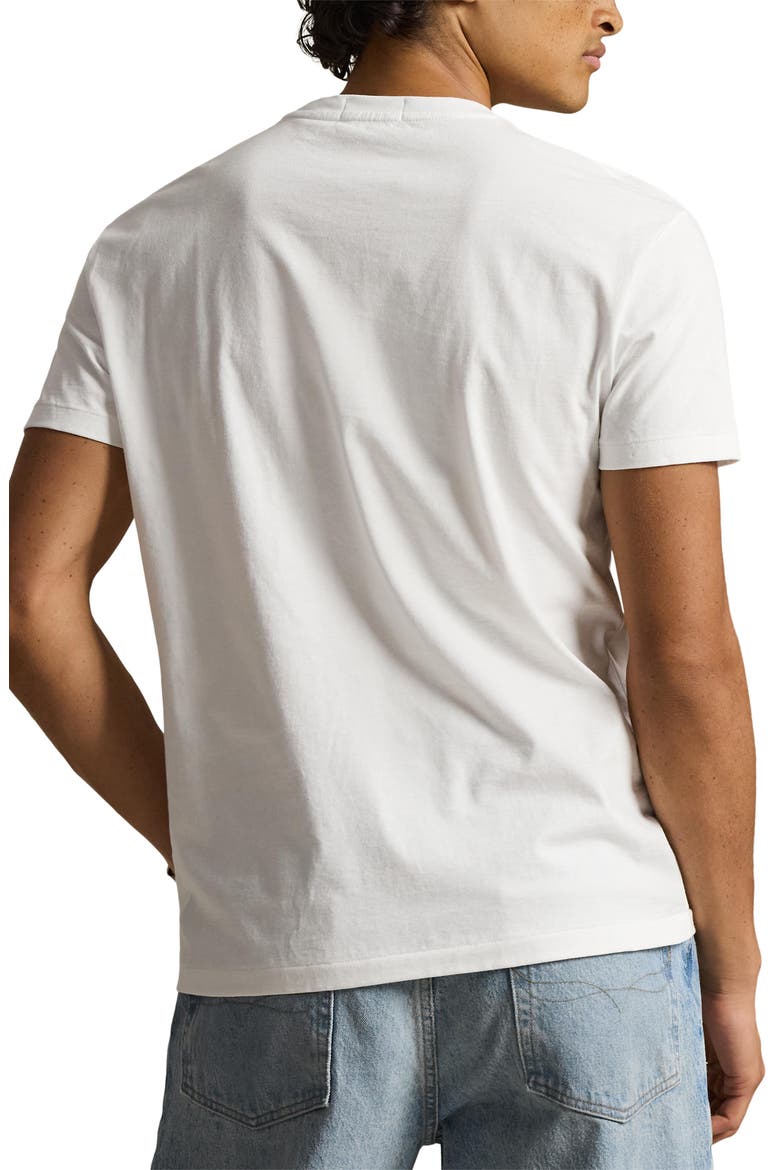 Classic Fit Polo Bear Graphic T-Shirt, Alternate, color, WHITE- SUMMER BEAR