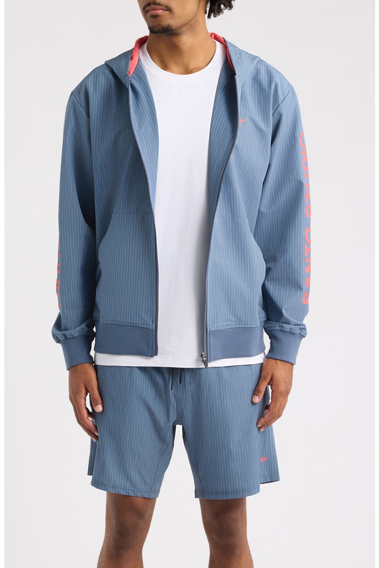 Runner Tech Zip Up Jacket, Main, color, NAVY
