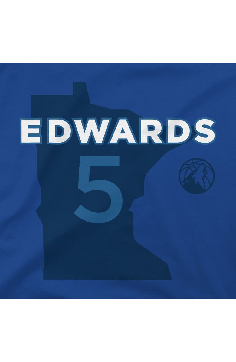 Stadium Essentials Unisex Stadium Essentials Anthony Edwards Royal Minnesota Timberwolves 2023/24 City Edition Player Graphic T-Shirt, Alternate, color, 