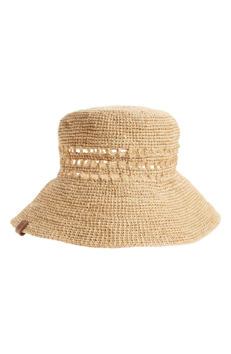 rag & bone Daisie Packable Straw Hat, Main, color,