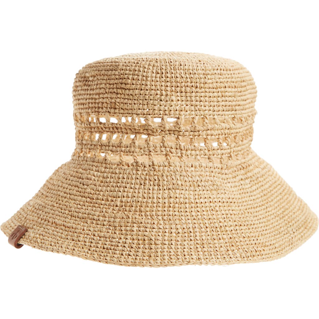 Rag & Bone Daisie Packable Straw Hat In Nat
