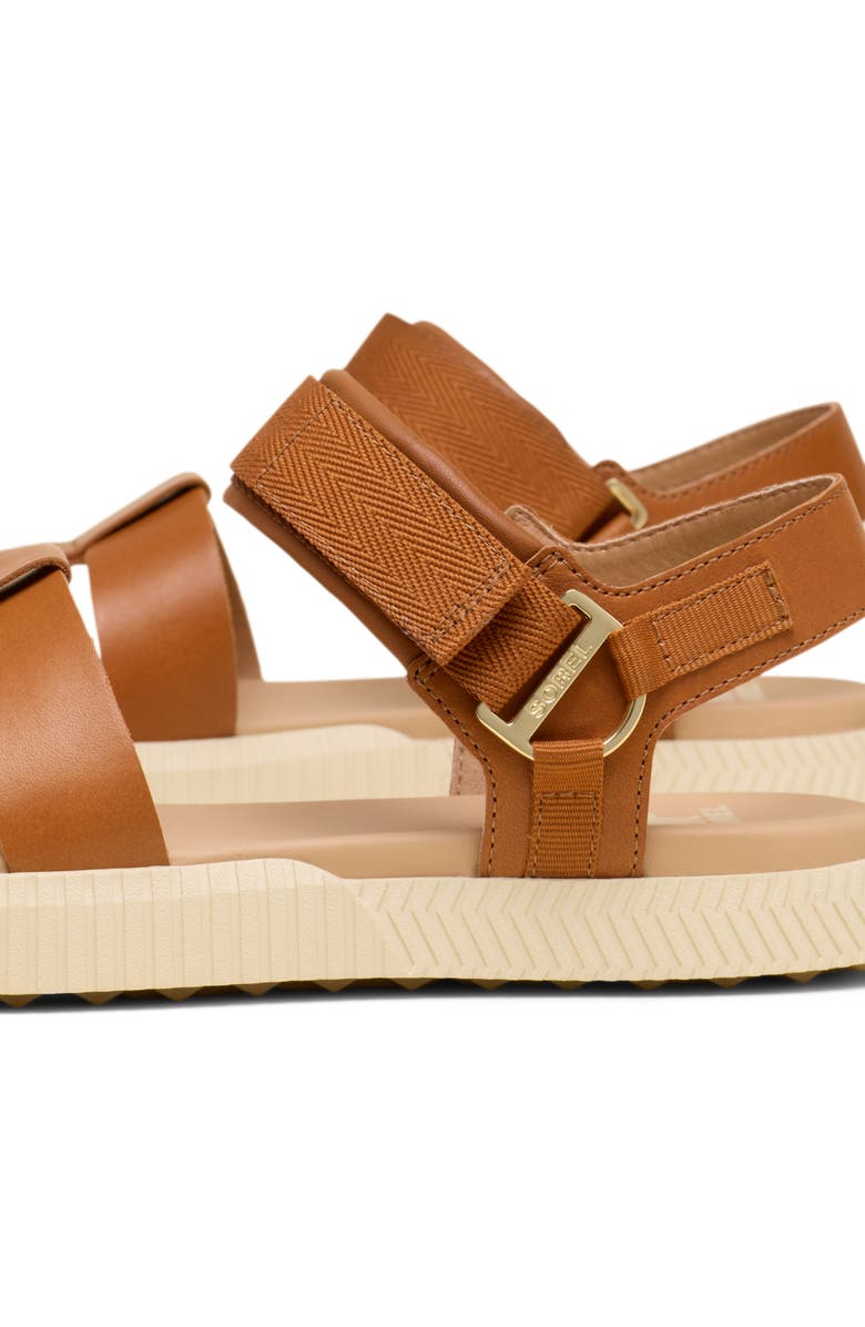 SOREL ONA AVE Ankle Strap Sandal, Alternate, color, Iced Tea/ Gum