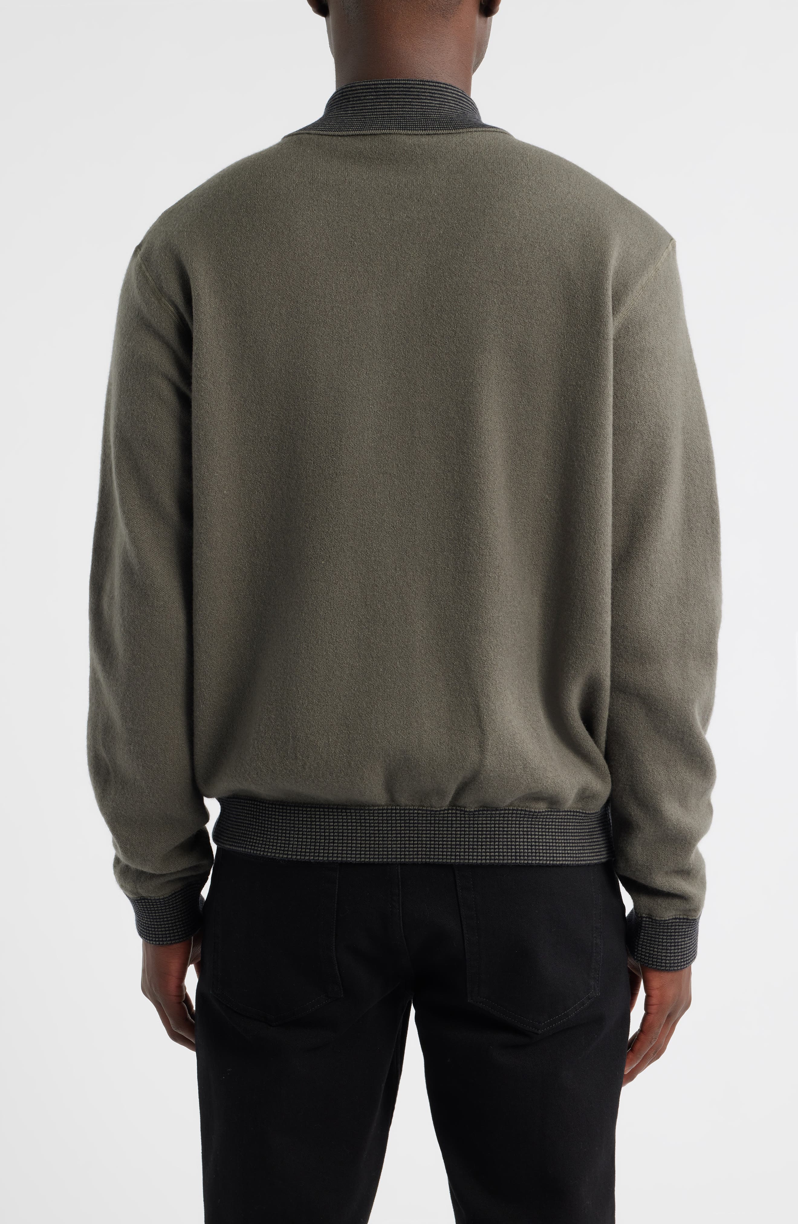 Wool Zip Cardigan - image 2